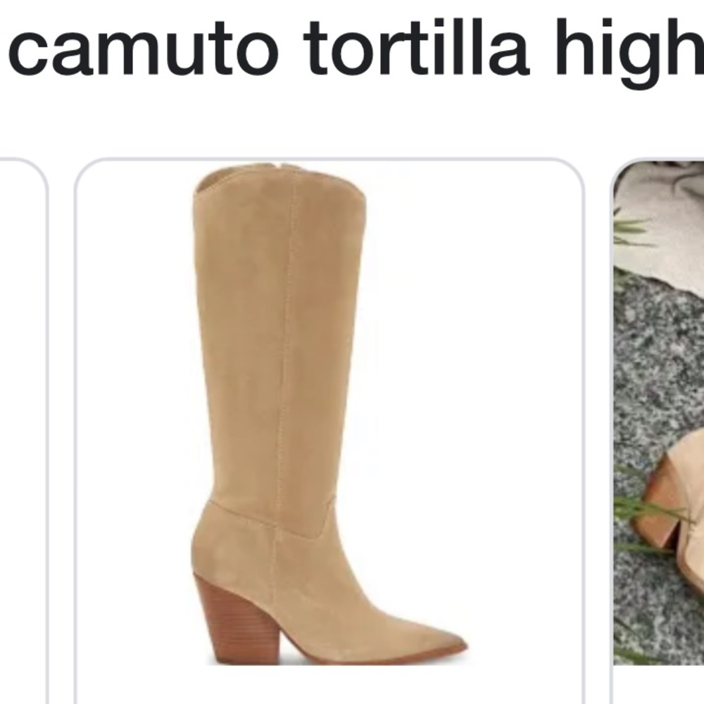 Vince Camuto Tortilla High Suede Boots
